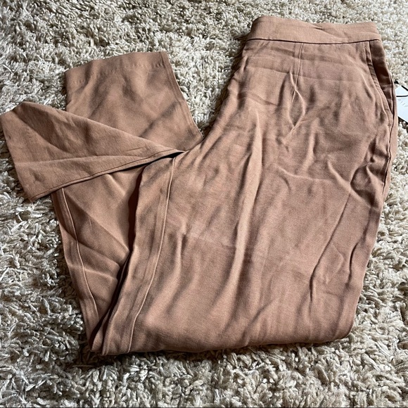 Maison d’ Amelie Brown Pull Up Dress Pants - Picture 4 of 6